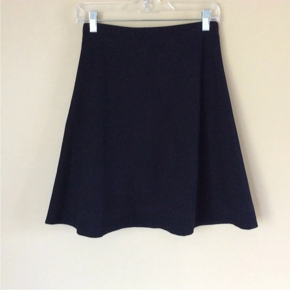 NWT ANAYI Black Skirt A Line Size 38 Lined